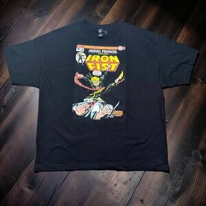 Marvel Iron Fist Premiere #15 Comic Cover Graphic T-Shirt Men's 2XL Black NWOT